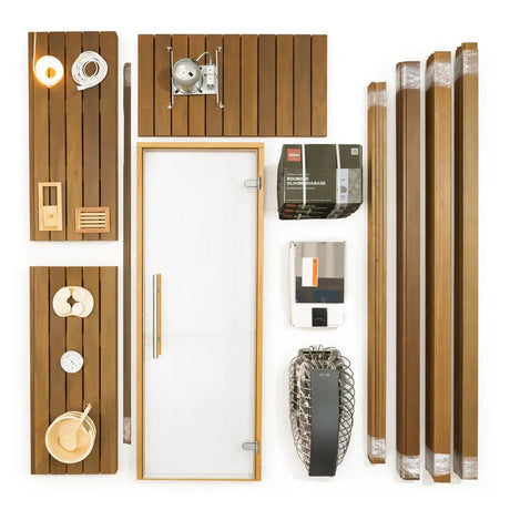 Finnish Sauna Builders Custom Indoor Sauna Room - 3' x 4' x 8'
