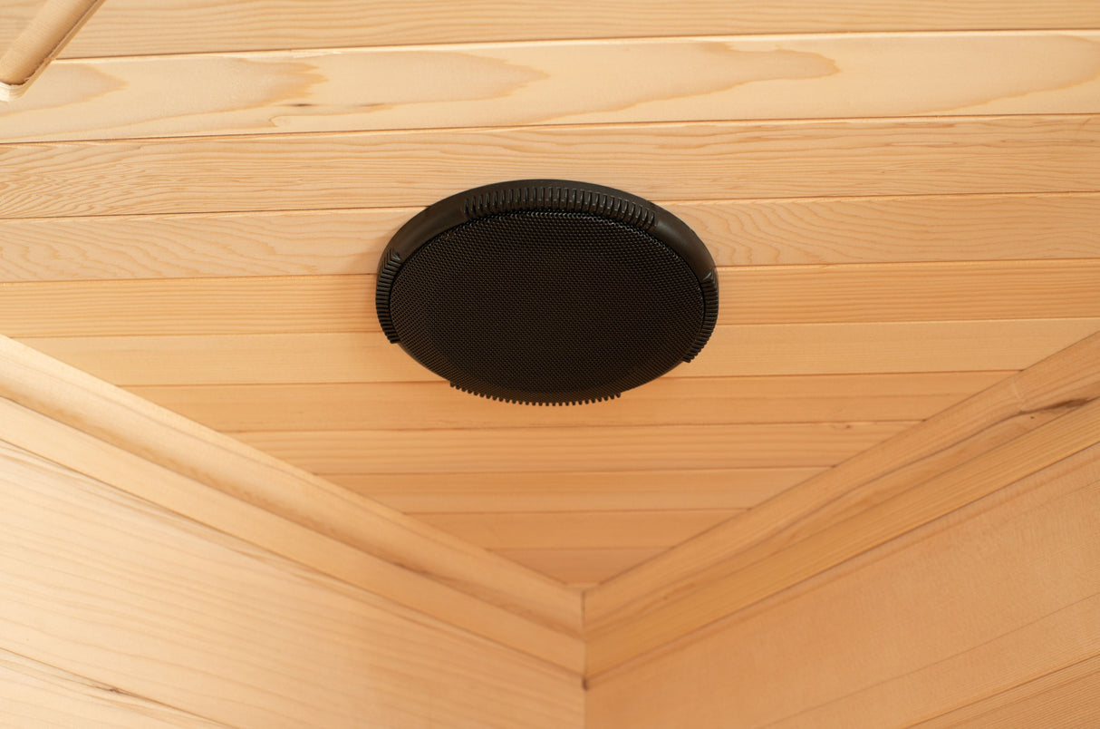 Blisspod | Vienna | Corner Spacious Far Infrared Sauna Canadian Hemlock Ultra Low EMF, 12 Heaters, 4-5 Persons