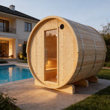 Vassa Finnish Barrel Sauna with WiFi Heater - 6 Person