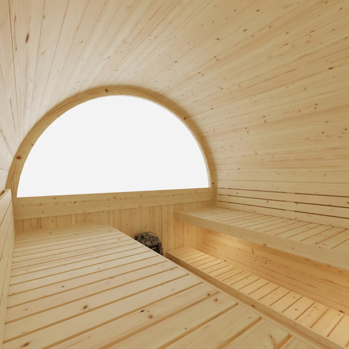 Vassa Finnish Barrel Sauna with WiFi Heater - 6 Person