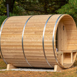 Dundalk Leisurecraft Canadian Timber 4-Person Serenity CT Barrel Sauna | CTC2245W