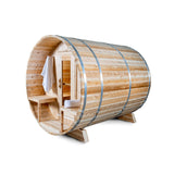 Dundalk Leisurecraft Canadian Timber 4-Person Serenity CT Barrel Sauna | CTC2245W
