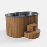 SaunaLife 2-Person Thermo-Pine Cold/Hot Plunge Tub - Model S2N