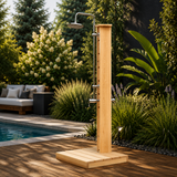 Dundalk Leisurecraft Canadian Timber Sierra Pillar Outdoor Shower | CTC105