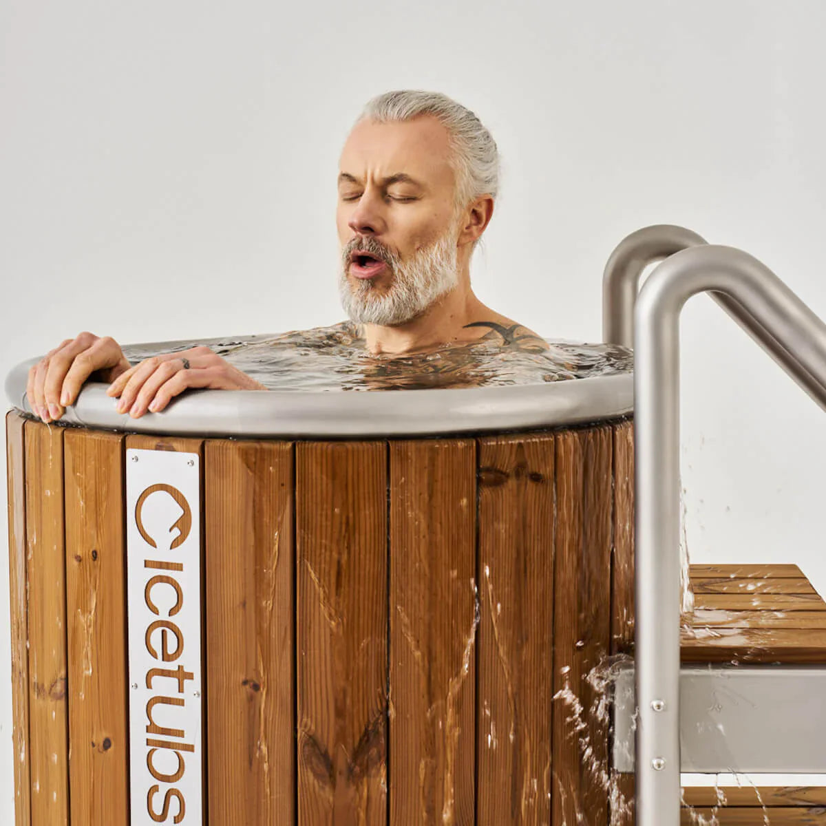 Icetubs IceBarrel XL Thermowood And Fiberglass Cold Plunge Immersion Tub