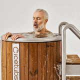 Icetubs IceBarrel XL Thermowood And Fiberglass Cold Plunge Immersion Tub