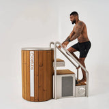 Icetubs IceBarrel XL Thermowood And Fiberglass Cold Plunge Immersion Tub