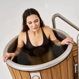 Icetubs IceBarrel XL Thermowood And Fiberglass Cold Plunge Immersion Tub