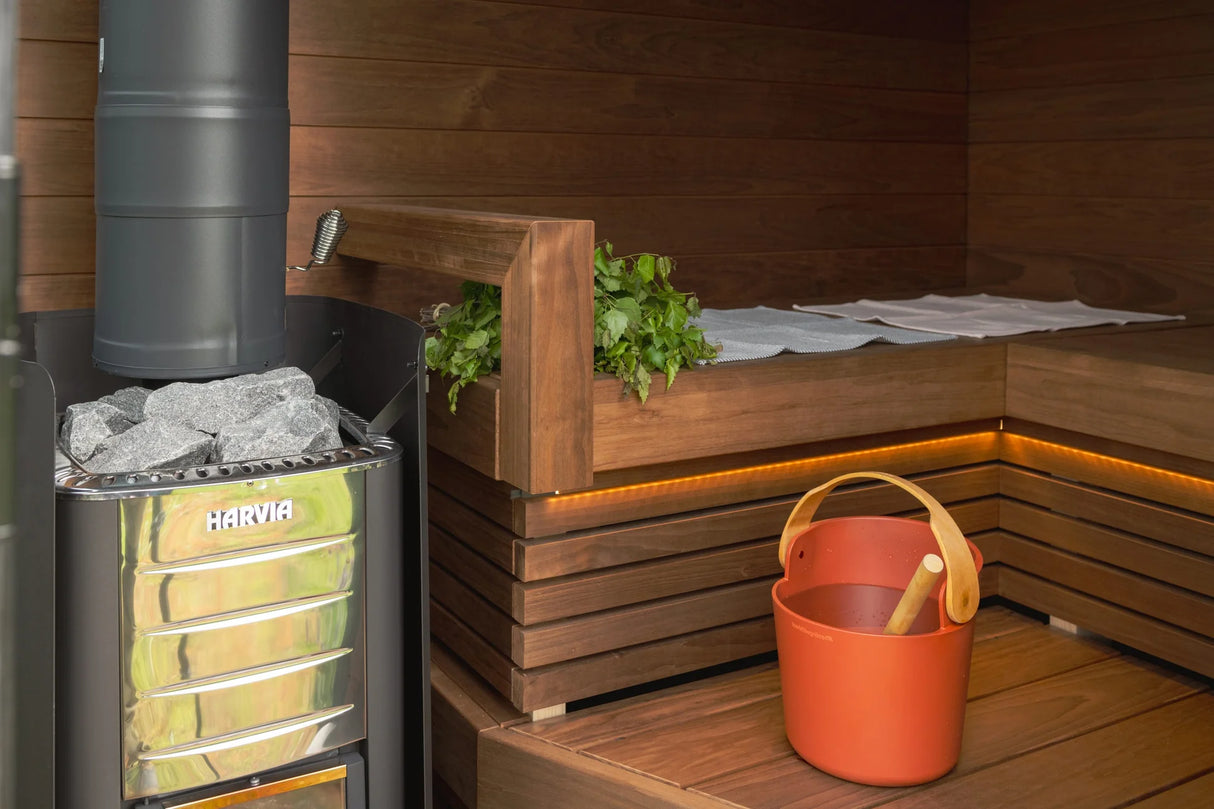 ThermaSol Nordic Misty 2-5 Person Fully-Assembled Outdoor Modular Sauna Cabin [Made-To-Order]