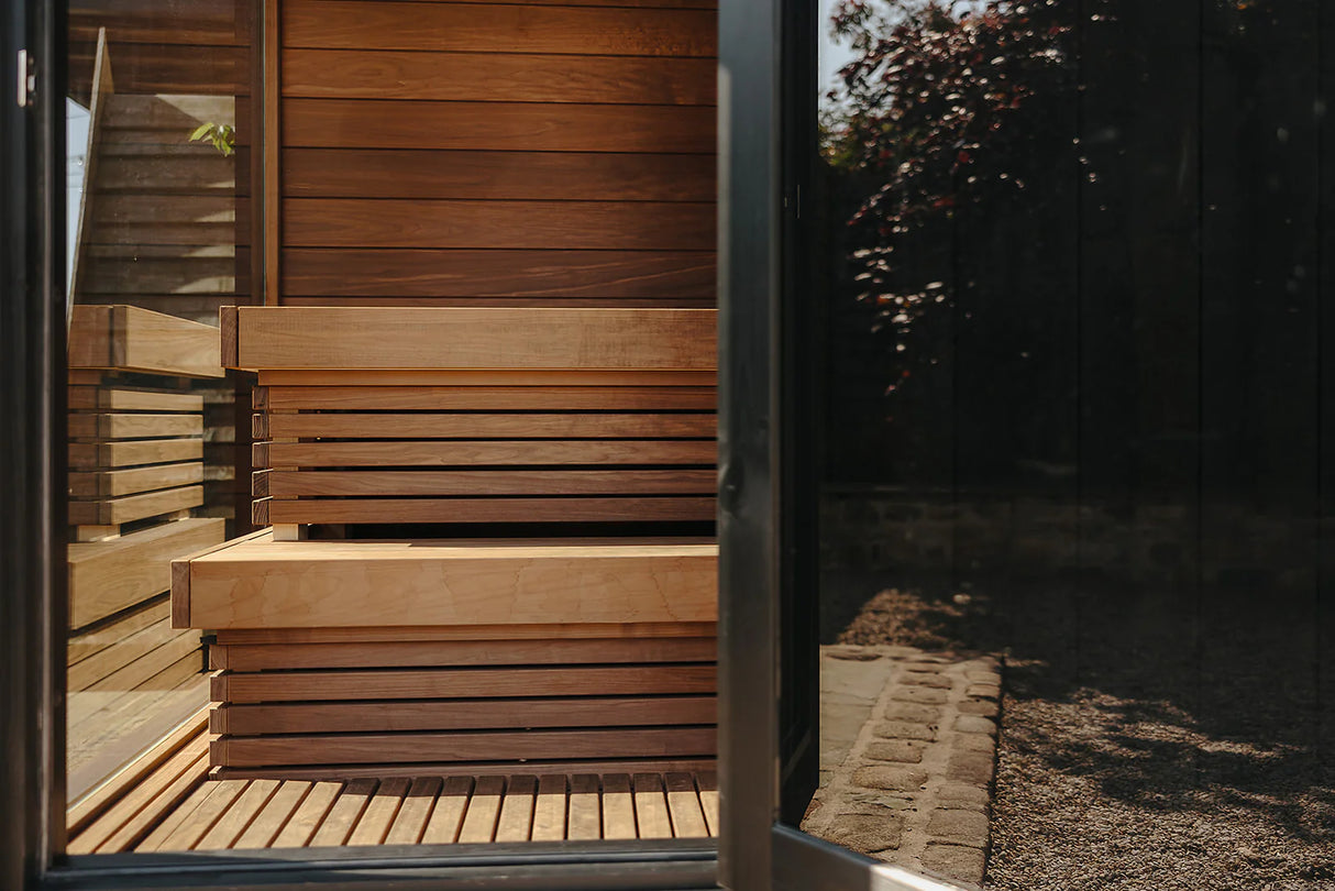 ThermaSol Nordic Misty 2-5 Person Fully-Assembled Outdoor Modular Sauna Cabin [Made-To-Order]