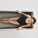 Icetubs IceBath Thermowood And Stainless Steel Cold Therapy Immersion Bath