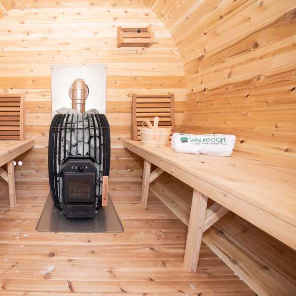 Dundalk Leisurecraft Canadian Timber 4-Person CT Elation Sauna | CTC2424E