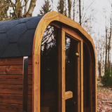 Patio Elegance Outdoor Sauna MW12 ThermoWood for Your Perfect Backyard Retreat