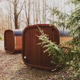 Patio Elegance Outdoor Sauna MW12 ThermoWood for Your Perfect Backyard Retreat
