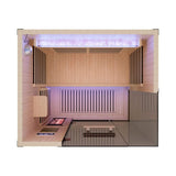 Thermora Pandora 2-Person Indoor Infrared Sauna w/ Red Light Therapy & Himalayan Salt Rocks&nbsp;