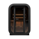 SaunaLife Model CL3G Cube-Series Outdoor 2-Person Home Sauna