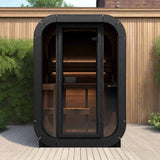 SaunaLife Model CL3G Cube-Series Outdoor 2-Person Home Sauna