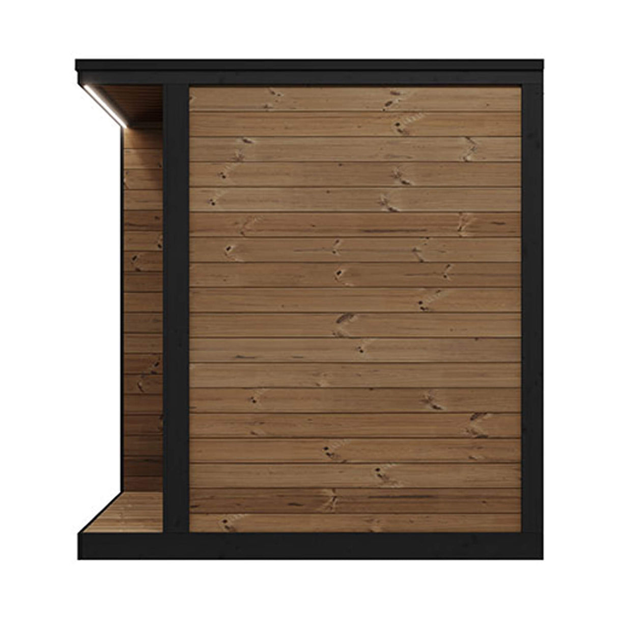 SaunaLife Garden Luxury-Series Model GL4 Outdoor 4-Person Home Sauna Kit (SAK21633)