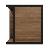SaunaLife Garden Luxury-Series Model GL4 Outdoor 4-Person Home Sauna Kit (SAK21633)