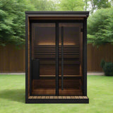 SaunaLife Garden Luxury-Series Model GL4 Outdoor 4-Person Home Sauna Kit (SAK21633)