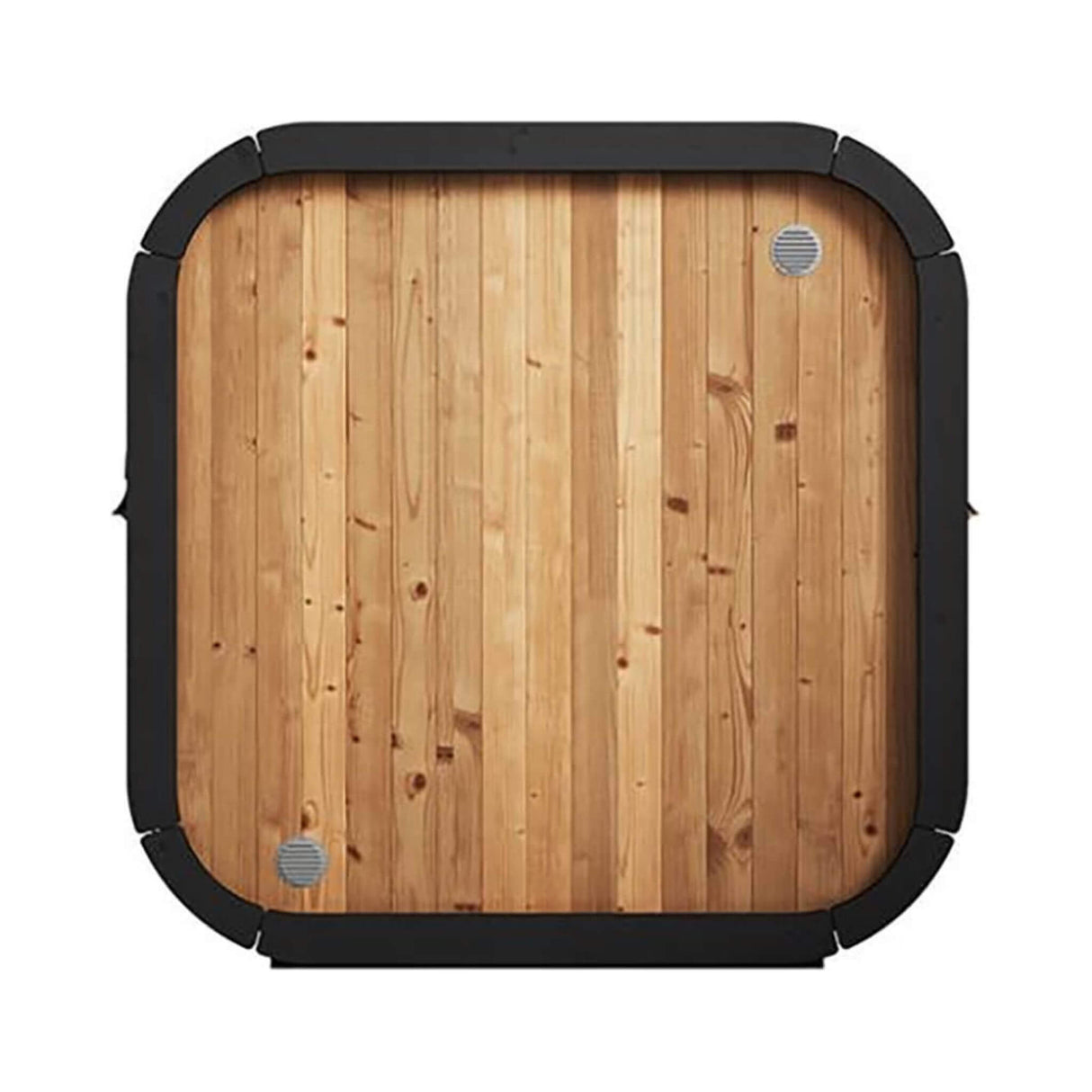 SaunaLife Model CL4G 3-Person Cube-Series Luxury Wooden Outdoor Home Sauna Kit