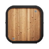 SaunaLife Model CL4G 3-Person Cube-Series Luxury Wooden Outdoor Home Sauna Kit