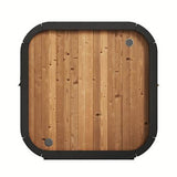 SaunaLife Model CL5G 4-Person Cube-Series Luxury Wooden Outdoor Home Sauna Kit