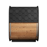 SaunaLife Model CL5G 4-Person Cube-Series Luxury Wooden Outdoor Home Sauna Kit