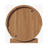 SaunaLife Model E6 Ergo Series 3-Person Thermo-Spruce Backyard Sauna Barrel