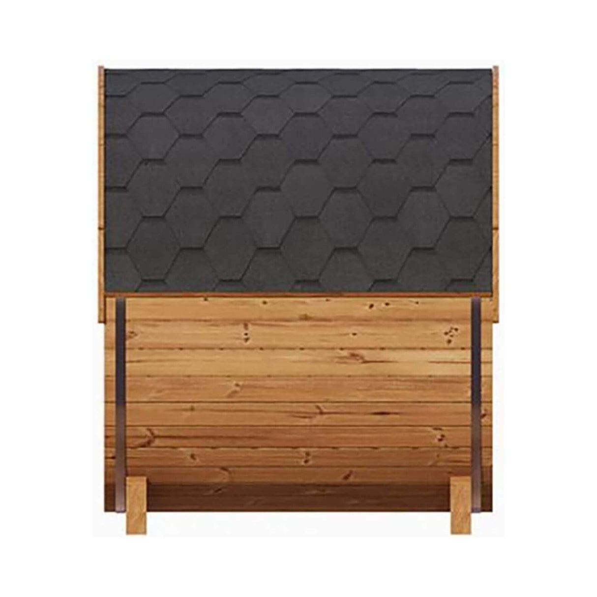 SaunaLife Model E6 Ergo Series 3-Person Thermo-Spruce Backyard Sauna Barrel