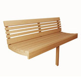 SaunaLife Model E8 Ergo Series 6-Person Outdoor Thermo-Spruce Sauna Barrel