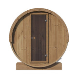 SaunaLife Model E8 Ergo Series 6-Person Outdoor Thermo-Spruce Sauna Barrel