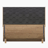 SaunaLife Model E8 Ergo Series 6-Person Outdoor Thermo-Spruce Sauna Barrel