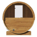 SaunaLife Model E8W Ergo Series 6-Person Outdoor Thermo-Spruce Sauna Barrel