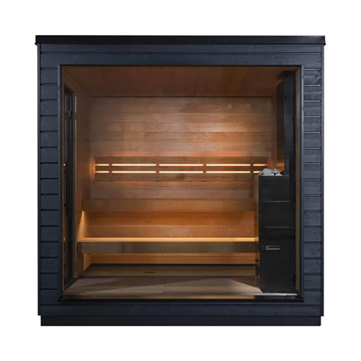SaunaLife Garden Series Model G6 5-Person Fully Assembled Outdoor Sauna ](SAK39518)