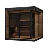 SaunaLife Model GL6 Luxury-Series Outdoor 6-Person Home Sauna Kit