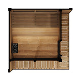 SaunaLife Model GL6 Luxury-Series Outdoor 6-Person Home Sauna Kit