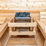 Dundalk Leisurecraft Canadian Timber 4-Person Serenity MP Barrel Sauna | CTC2245MP