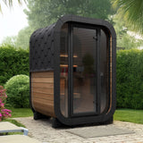 SaunaLife Model CL3G Cube-Series Outdoor 2-Person Home Sauna