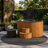 SaunaLife 2-Person Thermo-Pine Cold/Hot Plunge Tub - Model S2N