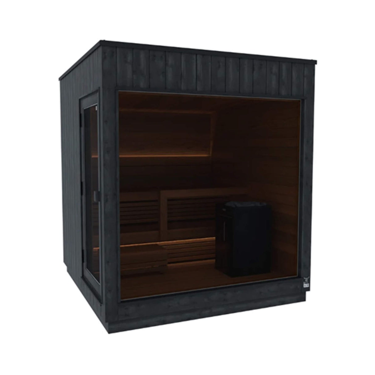 ThermaSol Nordic Misty 2-5 Person Fully-Assembled Outdoor Modular Sauna Cabin [Made-To-Order]