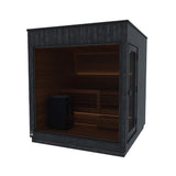 ThermaSol Nordic Misty 2-5 Person Fully-Assembled Outdoor Modular Sauna Cabin [Made-To-Order]