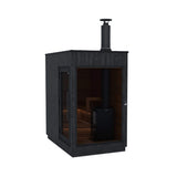 ThermaSol Nordic Misty 2-5 Person Fully-Assembled Outdoor Modular Sauna Cabin [Made-To-Order]