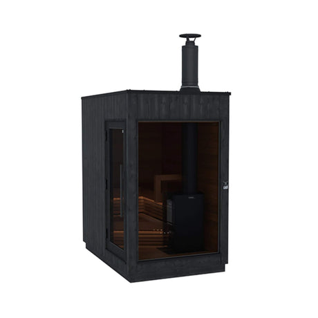 ThermaSol Nordic Misty 2-5 Person Fully-Assembled Outdoor Modular Sauna Cabin [Made-To-Order]