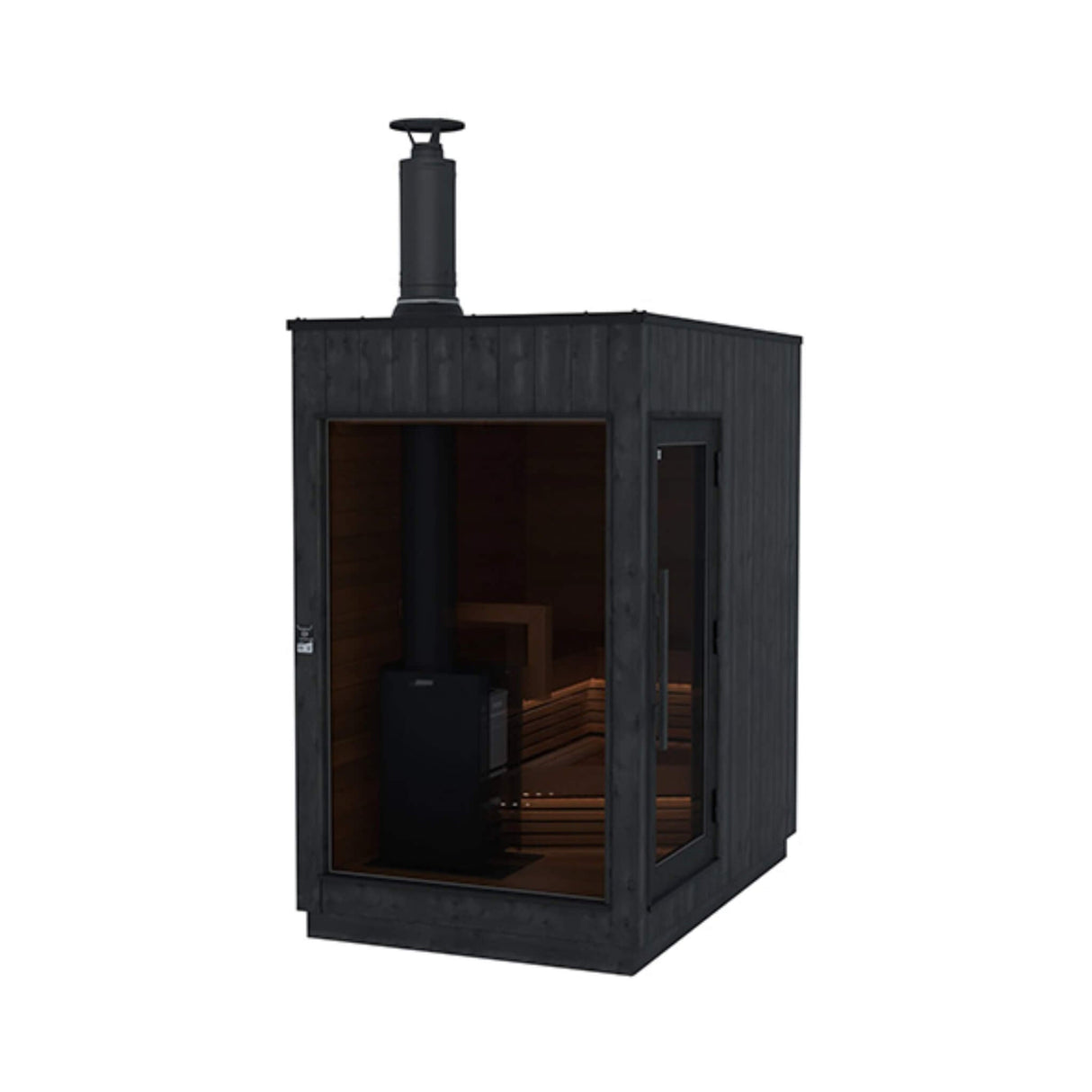 ThermaSol Nordic Misty 2-5 Person Fully-Assembled Outdoor Modular Sauna Cabin [Made-To-Order]
