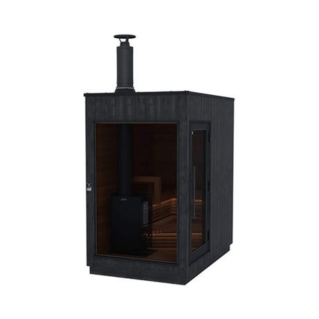 ThermaSol Nordic Misty 2-5 Person Fully-Assembled Outdoor Modular Sauna Cabin [Made-To-Order]