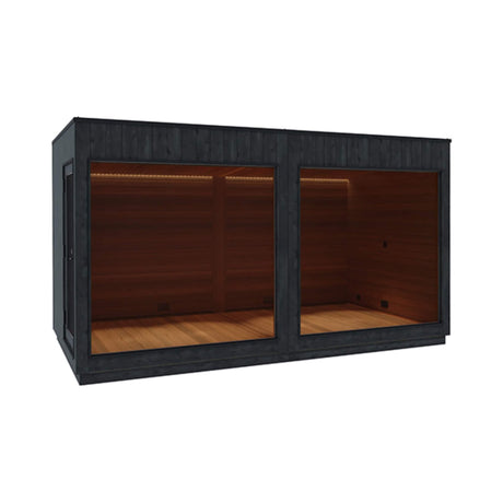 ThermaSol Nordic Misty XL 1-Entrance Outdoor Sauna Lounge [Made-To-Order]
