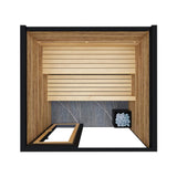 ThermaSol Spectra 4-Person Fully-Assembled Outdoor Sauna Cabin [Made-To-Order]