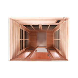 Thermora 4-Person Outdoor Infrared Hemlock Sauna With Tempered Glass Door (SAK82140)