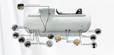 MedEq TimeCapsule C750+ Aluminum Alloy Hard-Shell Hyperbaric Chamber